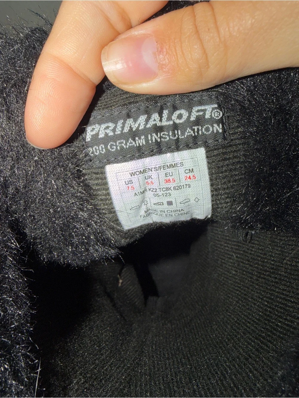 The North Face Black Faux-Fur Lined Winter Boots